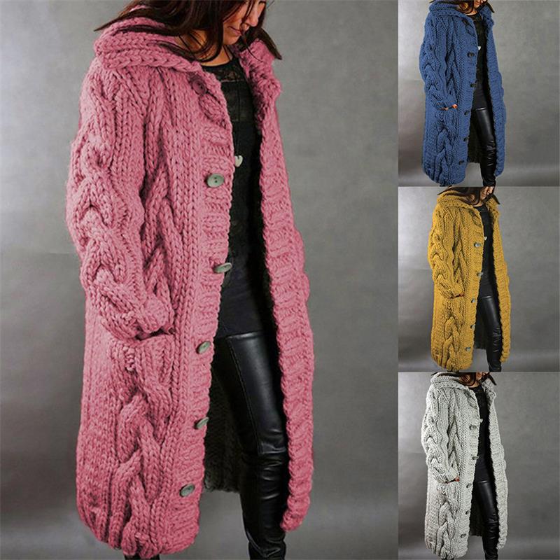 Ondine — Chunky Knit Cardigan Coat