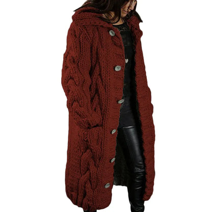 Ondine — Chunky Knit Cardigan Coat