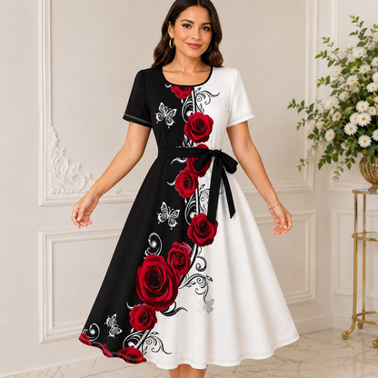 Elaria — Floral Print Dress