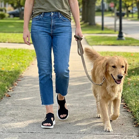 Isöle — Breathable Open-Toe Flat Comfort Sandals