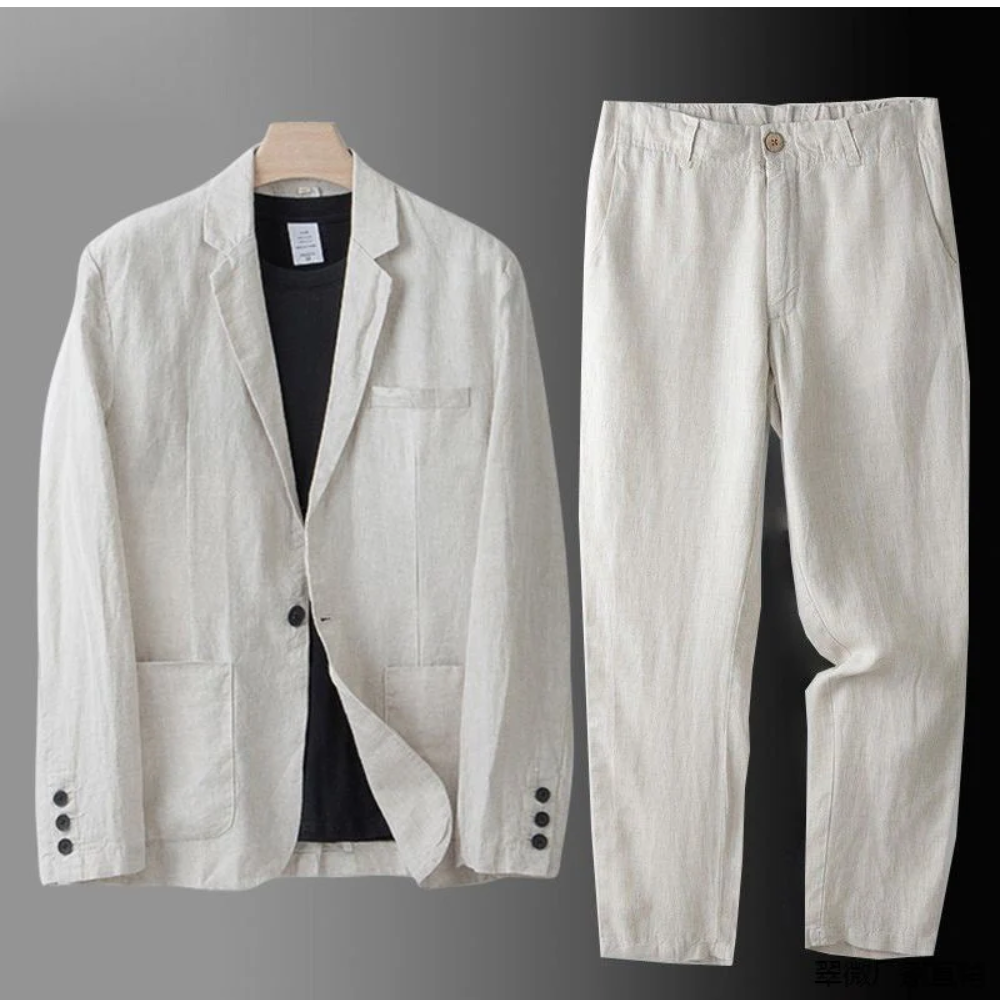 Elegant Linen Set — Breathable Co-Ord