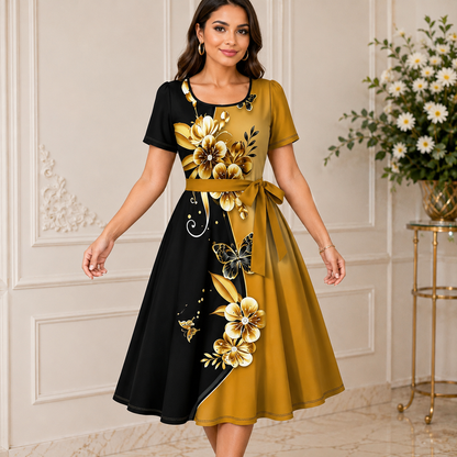 Elaria — Floral Print Dress