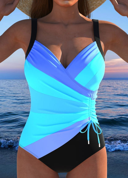 Azayah — Wrap Swimsuit with Vibrant Print