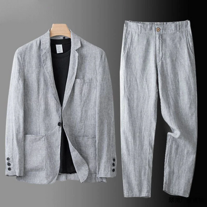 Elegant Linen Set — Breathable Co-Ord