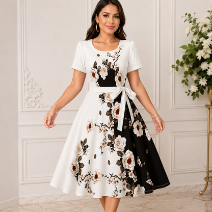 Elaria — Floral Print Dress