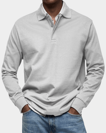 Comfortable Spring Polo with Long Sleeves