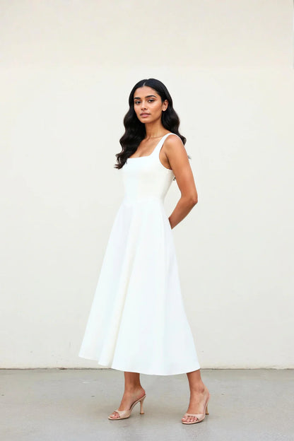 Gracen — Women's Flowing Midi Dress