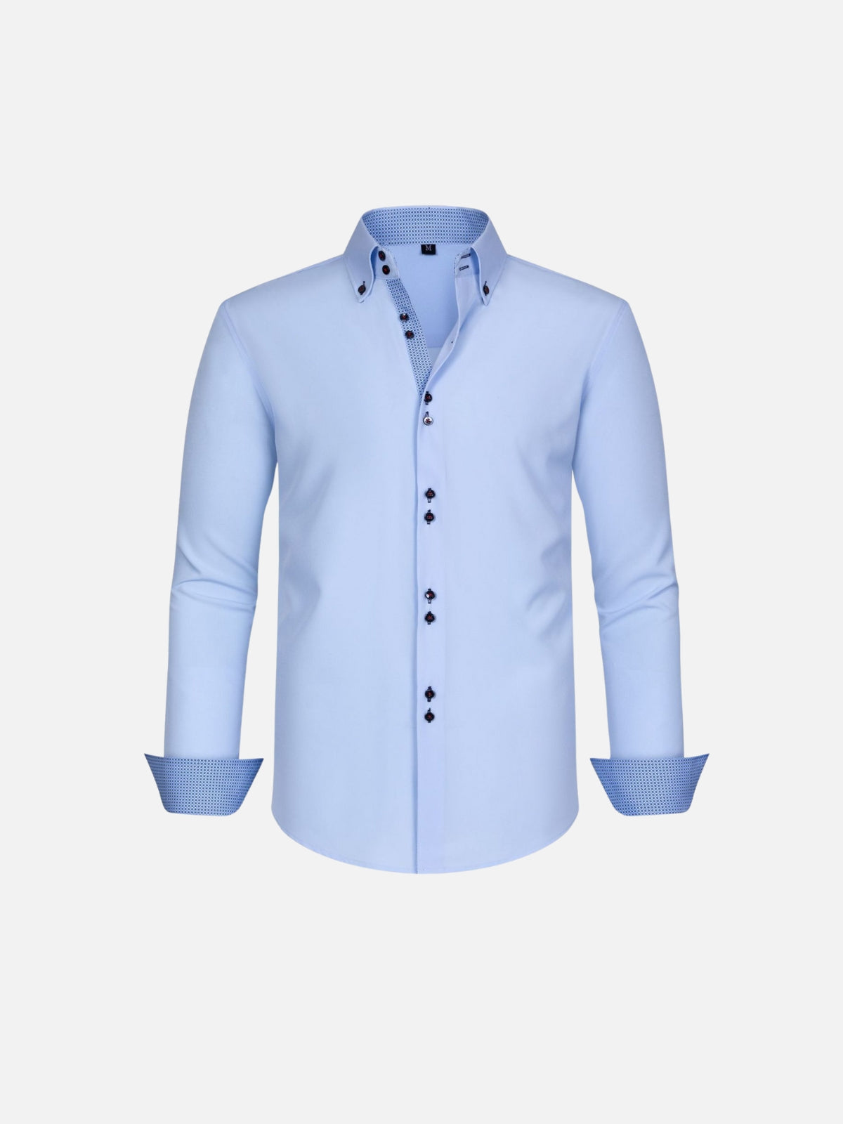 Four-Way Stretch Shirt — Colour-Matched Contrast