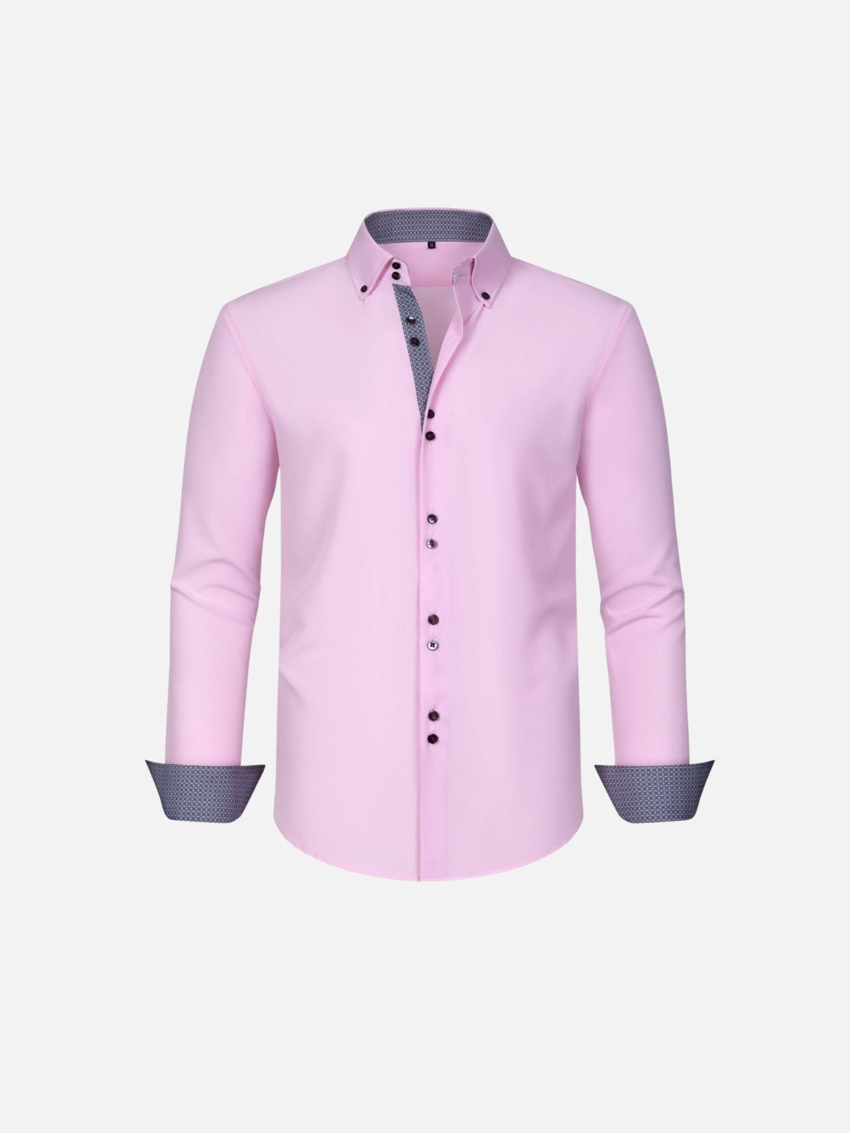 Four-Way Stretch Shirt — Colour-Matched Contrast