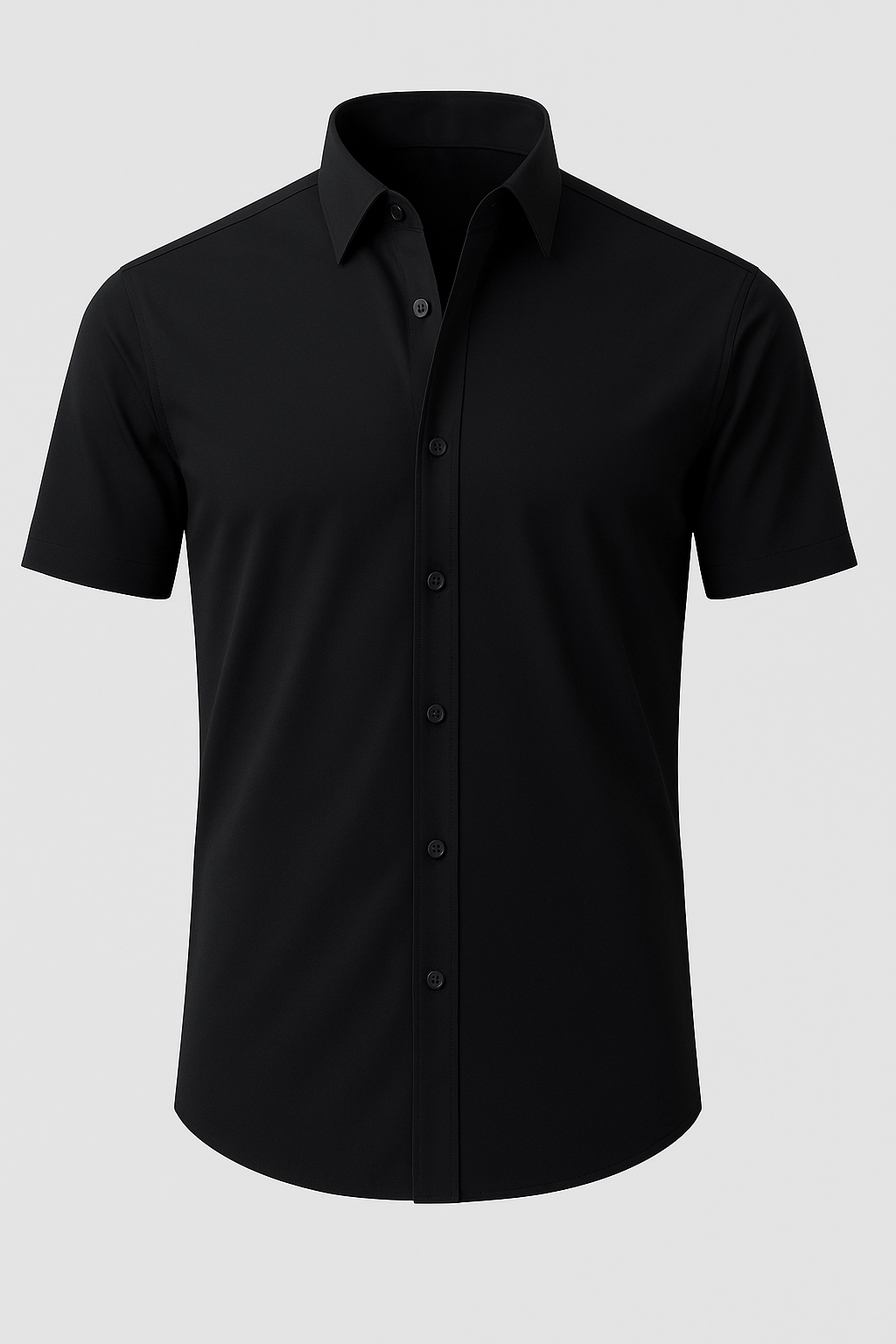 Non-Iron 4-Way Stretch Shirt – Transparent Buttons