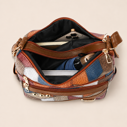 Verabelle — Soft PU Leather Tonal Shoulder Bag
