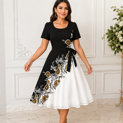 Elaria — Floral Print Dress