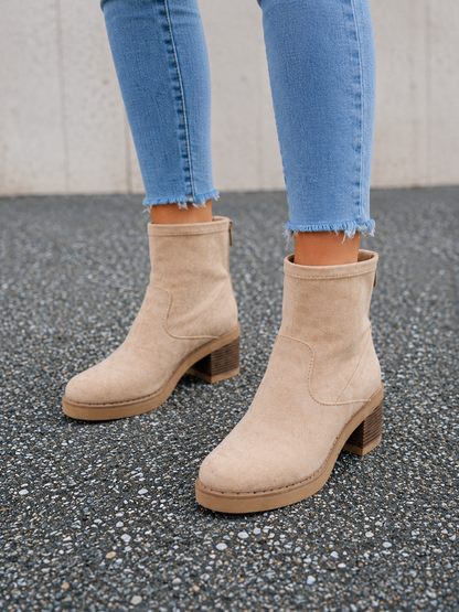 Marchetta — Khaki Suede Ankle Boots