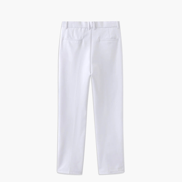 Fitted Pleated Trouser
