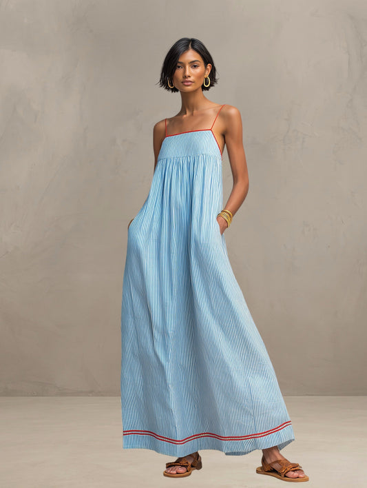 Pamela — Flowing Breathable Maxi Dress