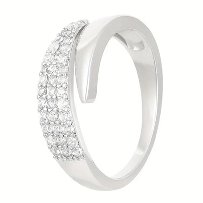 Sparkling Solidarity Ring — Adjustable Gold