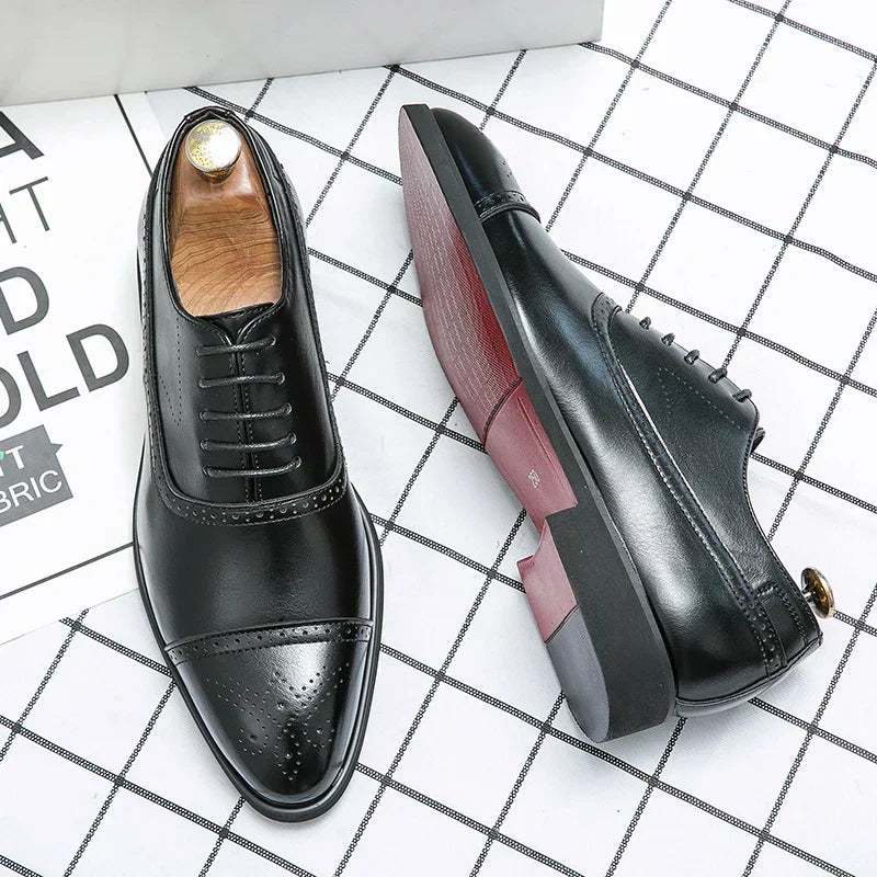 Elegant Oxford Shoes — Premium Leather Classic
