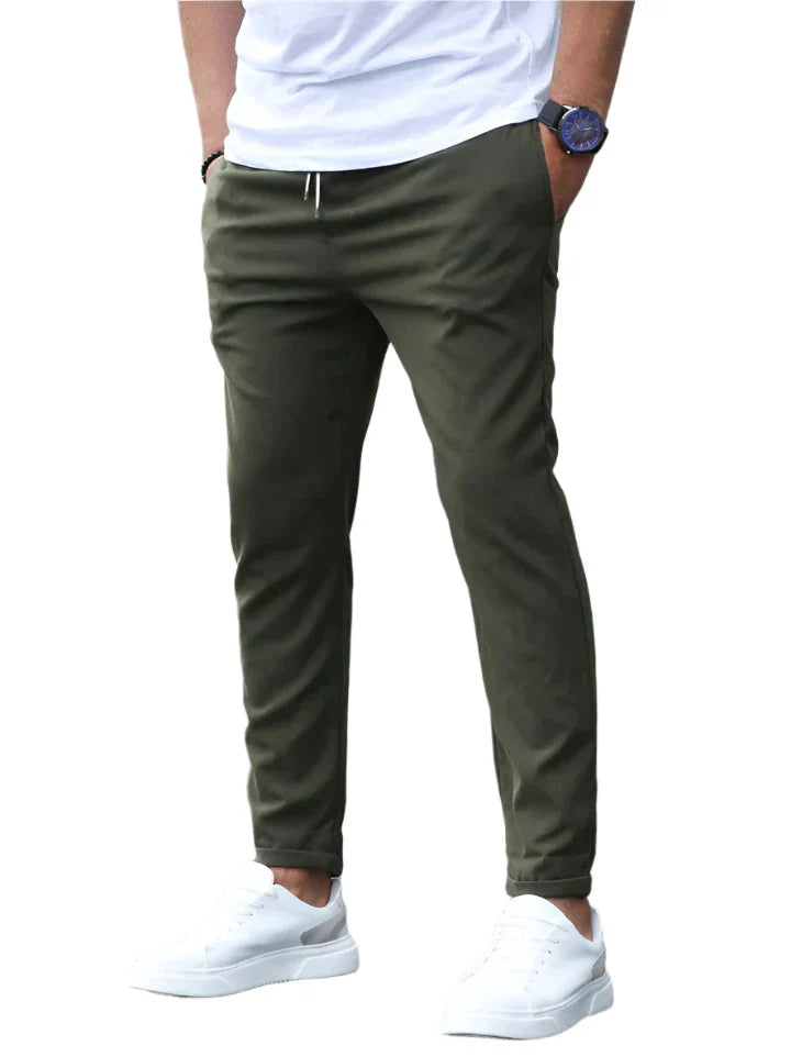 Renato Premium Stretch Pants — Slim Cotton Fit