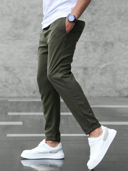 Renato Premium Stretch Pants — Slim Cotton Fit