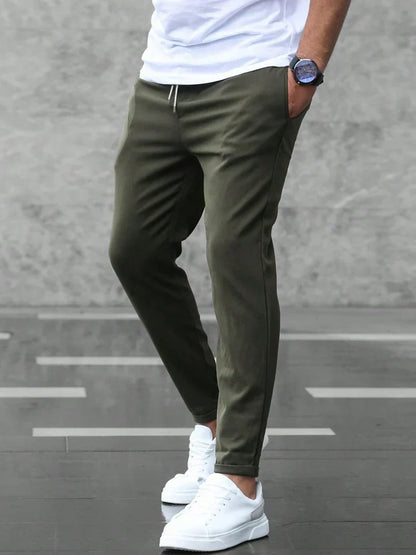 Renato Premium Stretch Pants — Slim Cotton Fit