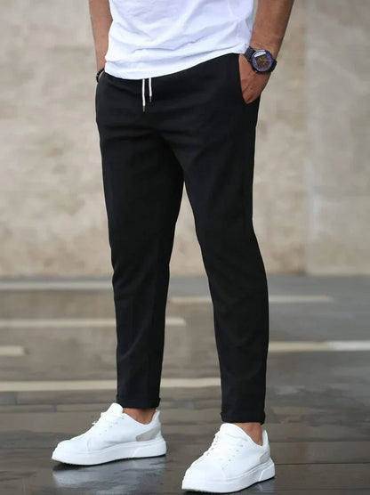 Renato Premium Stretch Pants — Slim Cotton Fit