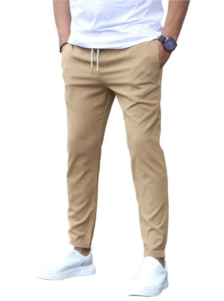 Renato Premium Stretch Pants — Slim Cotton Fit
