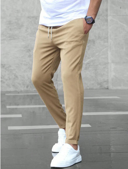 Renato Premium Stretch Pants — Slim Cotton Fit