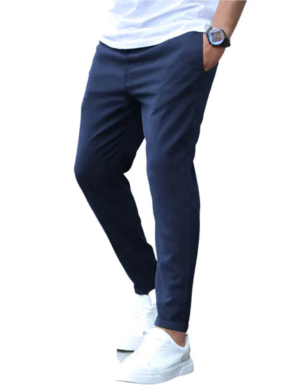 Renato Premium Stretch Pants — Slim Cotton Fit