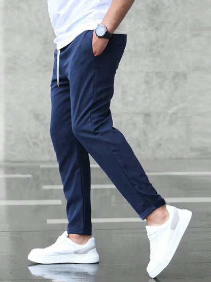 Renato Premium Stretch Pants — Slim Cotton Fit