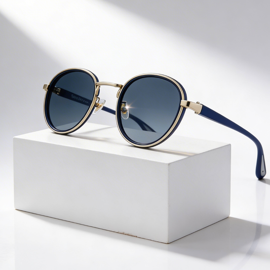 Carson Rift — Vintage Round Sunglasses