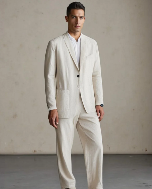 Elegant Linen Set — Breathable Co-Ord