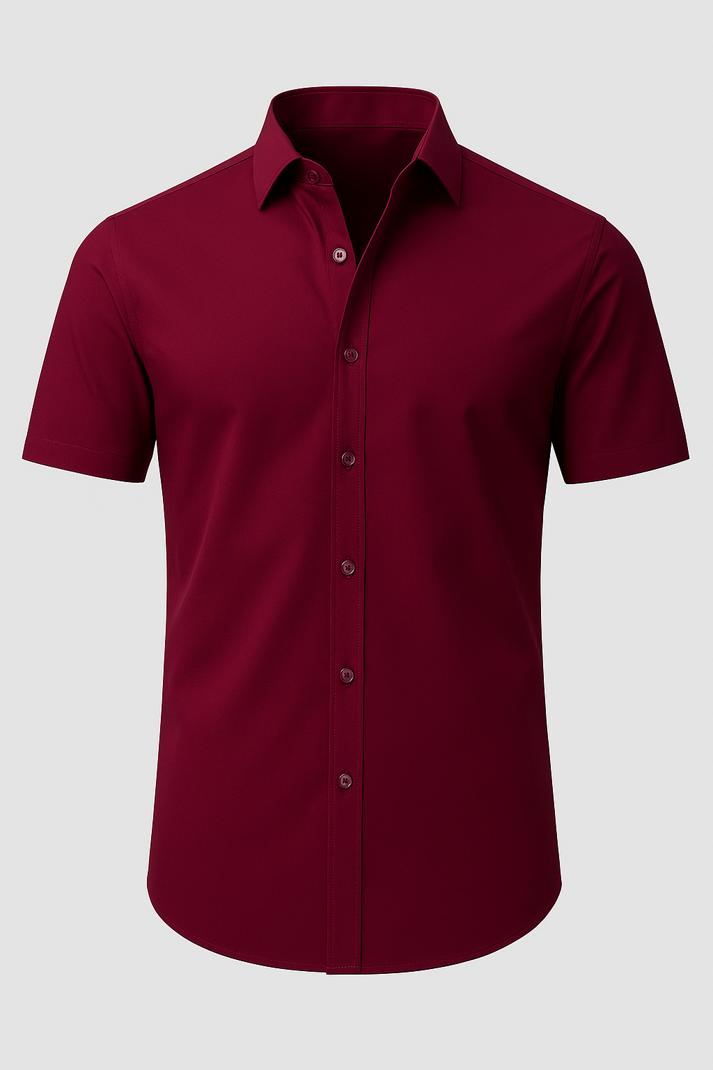 Non-Iron 4-Way Stretch Shirt – Transparent Buttons