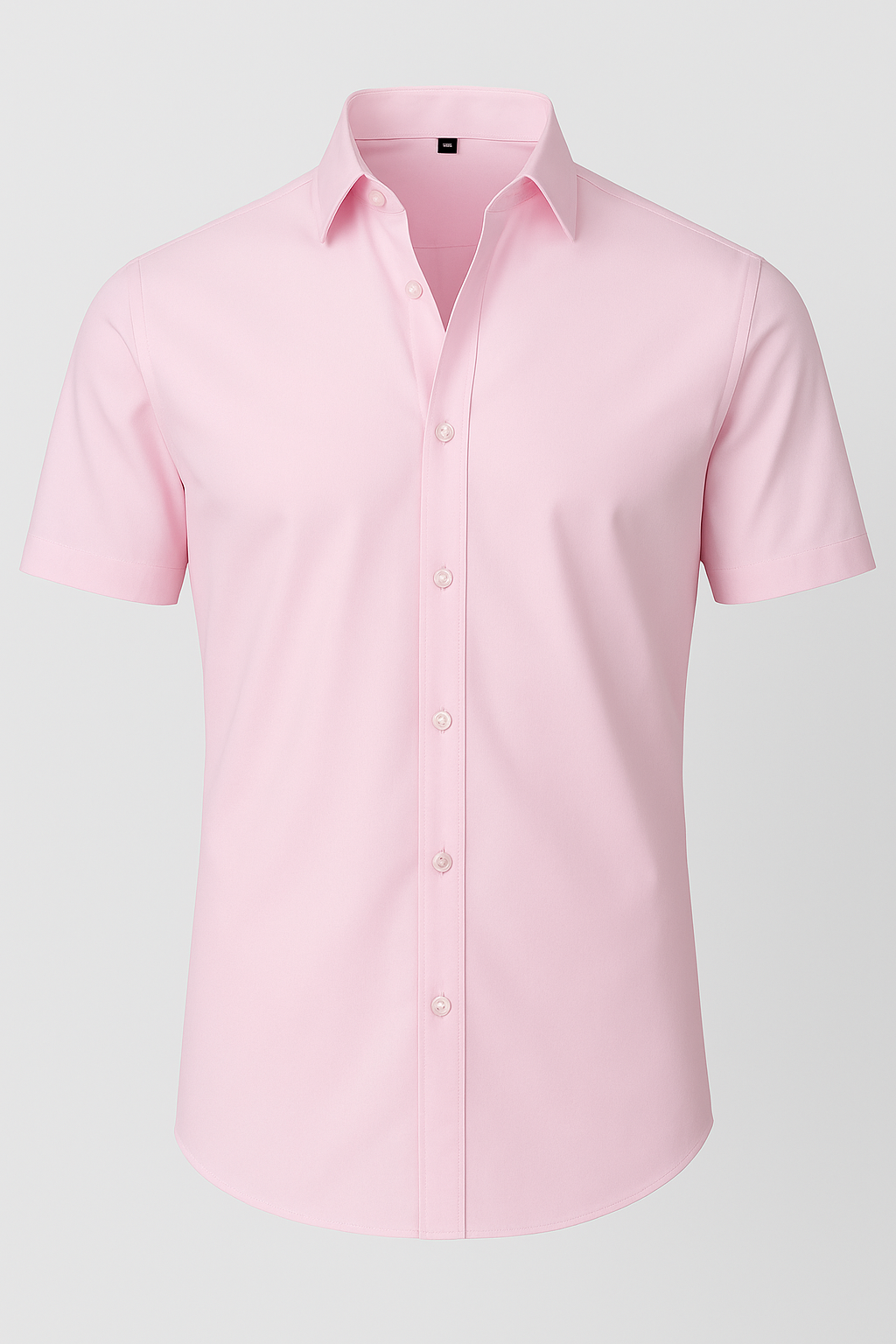 Non-Iron 4-Way Stretch Shirt – Transparent Buttons