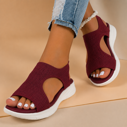Isöle — Breathable Open-Toe Flat Comfort Sandals