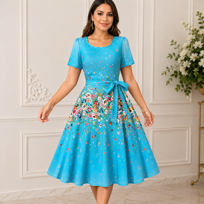 Elaria — Floral Print Dress