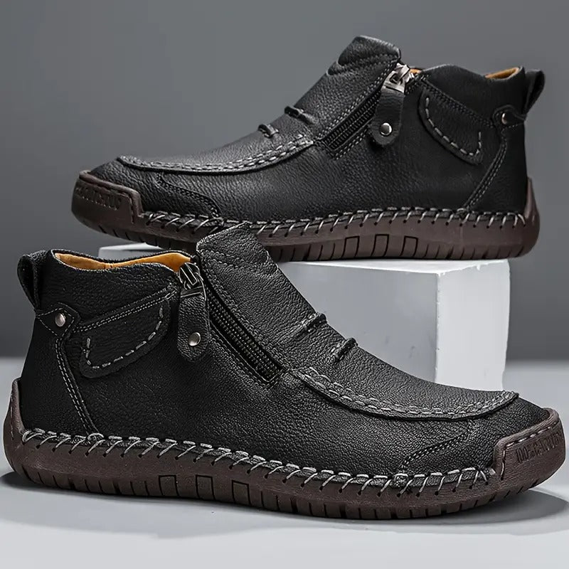 Dumont Men's Zip-Entry Shoe — Comfort Support