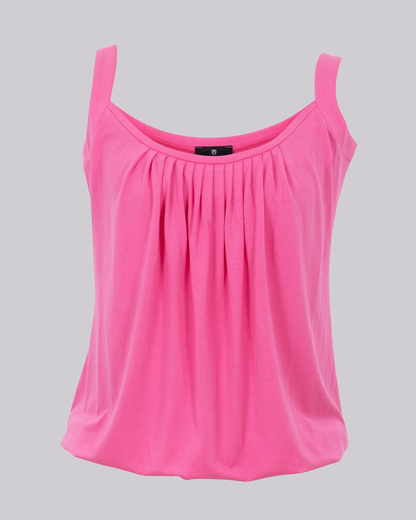 Pleated Sleeveless Top