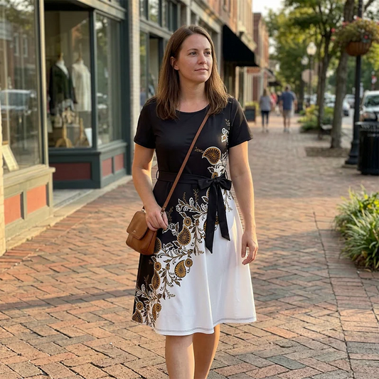 Elaria — Floral Print Dress