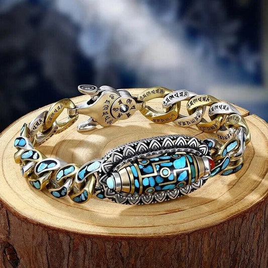 Six-Word Mantra Beaded Bracelet