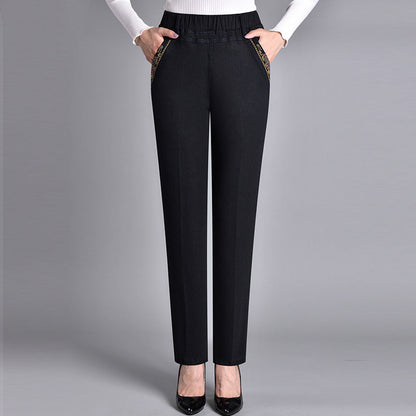 Women's Jeans — Elasticated Side-Pocket