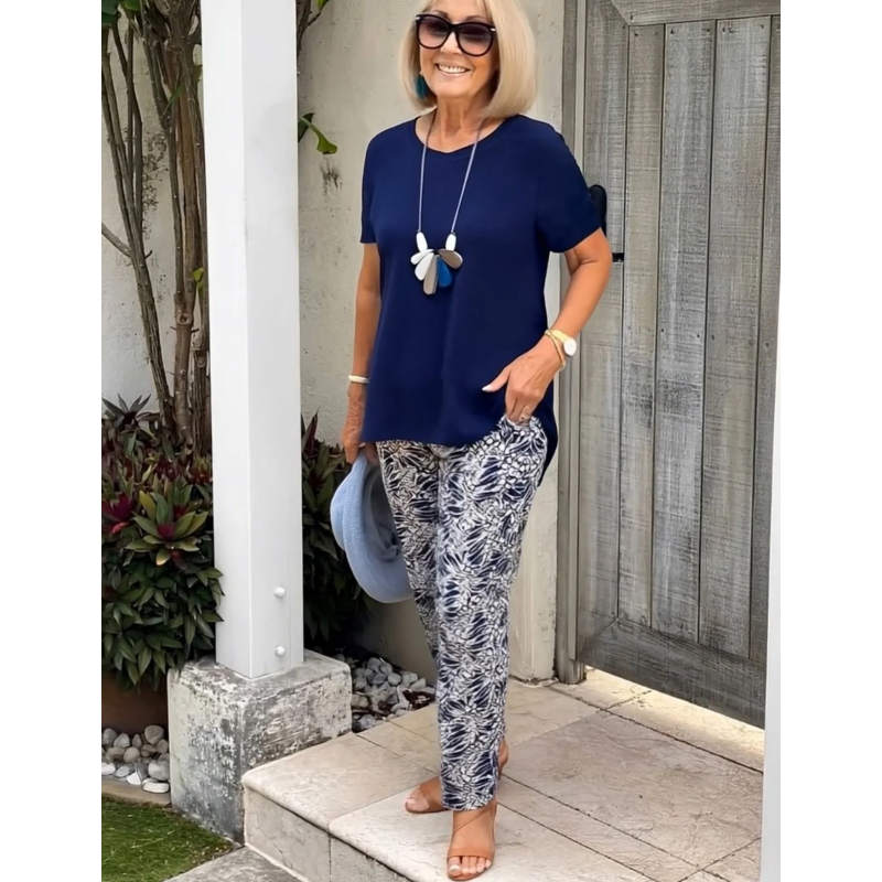 Maria Printed Two-Piece Co-ord