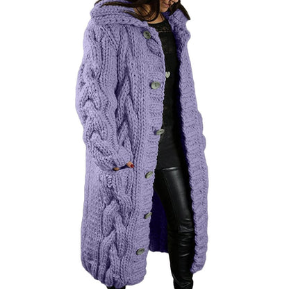 Ondine — Chunky Knit Cardigan Coat