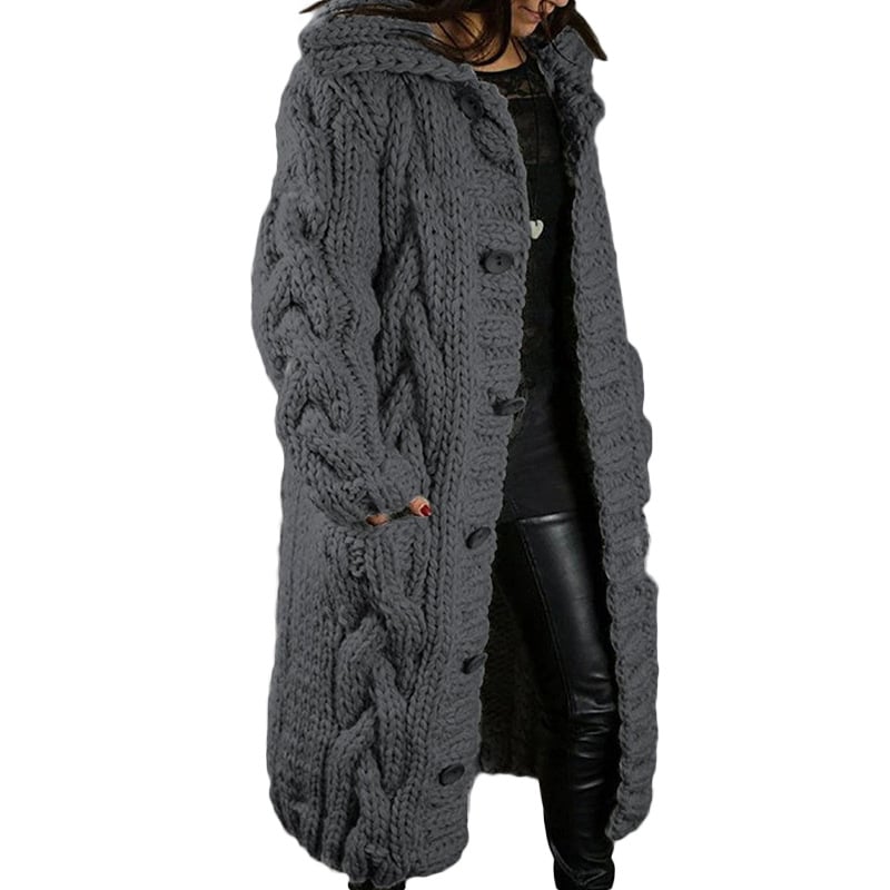Ondine — Chunky Knit Cardigan Coat