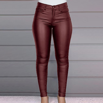 Adriane — High-Waisted Slim-Fit Skinny Pants
